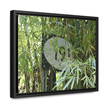 Rainforest Trails & Views - Gallery Canvas Wraps, Horizontal Frame - El Yunque National Forest - Puerto Rico - The main road PR 191 sign inside bamboos - built in the 1950's the major road crossed El Yunque - Green Forest Home