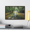 Rainforest Trails & Views - Gallery Canvas Wraps, Horizontal Frame - El Yunque National Forest - Puerto Rico - The pristine upper Rio Sabana river - Green Forest Home