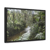Rainforest Trails & Views - Gallery Canvas Wraps, Horizontal Frame - El Yunque National Forest - Puerto Rico - The pristine upper Rio Sabana river in the dense forest - Green Forest Home