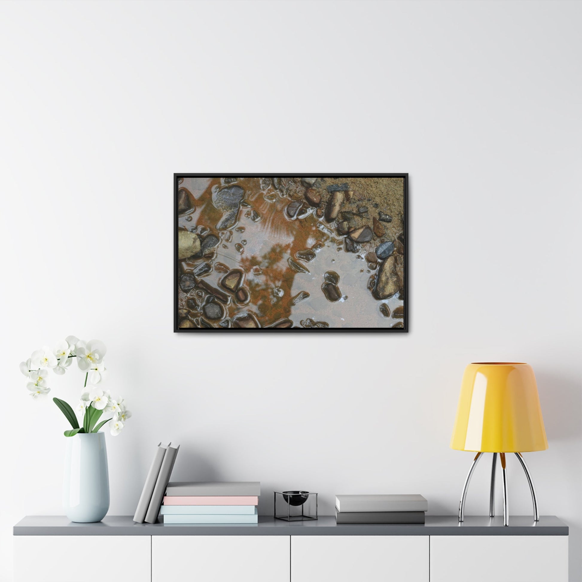 Rainforest Trails & Views - Gallery Canvas Wraps, Horizontal Frame - El Yunque National Forest - Puerto Rico - The Rio Sabana River - Green Forest Home