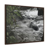 Rainforest Trails & Views - Gallery Canvas Wraps, Horizontal Frame - El Yunque National Forest - Puerto Rico - The Rio Sabana River just before a waterfall - Green Forest Home