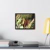Rainforest Trails & Views - Gallery Canvas Wraps, Horizontal Frame - El Yunque National Forest - Puerto Rico - The strong (red) roots of the Sierra Palm what can survive hurricanes - Green Forest Home