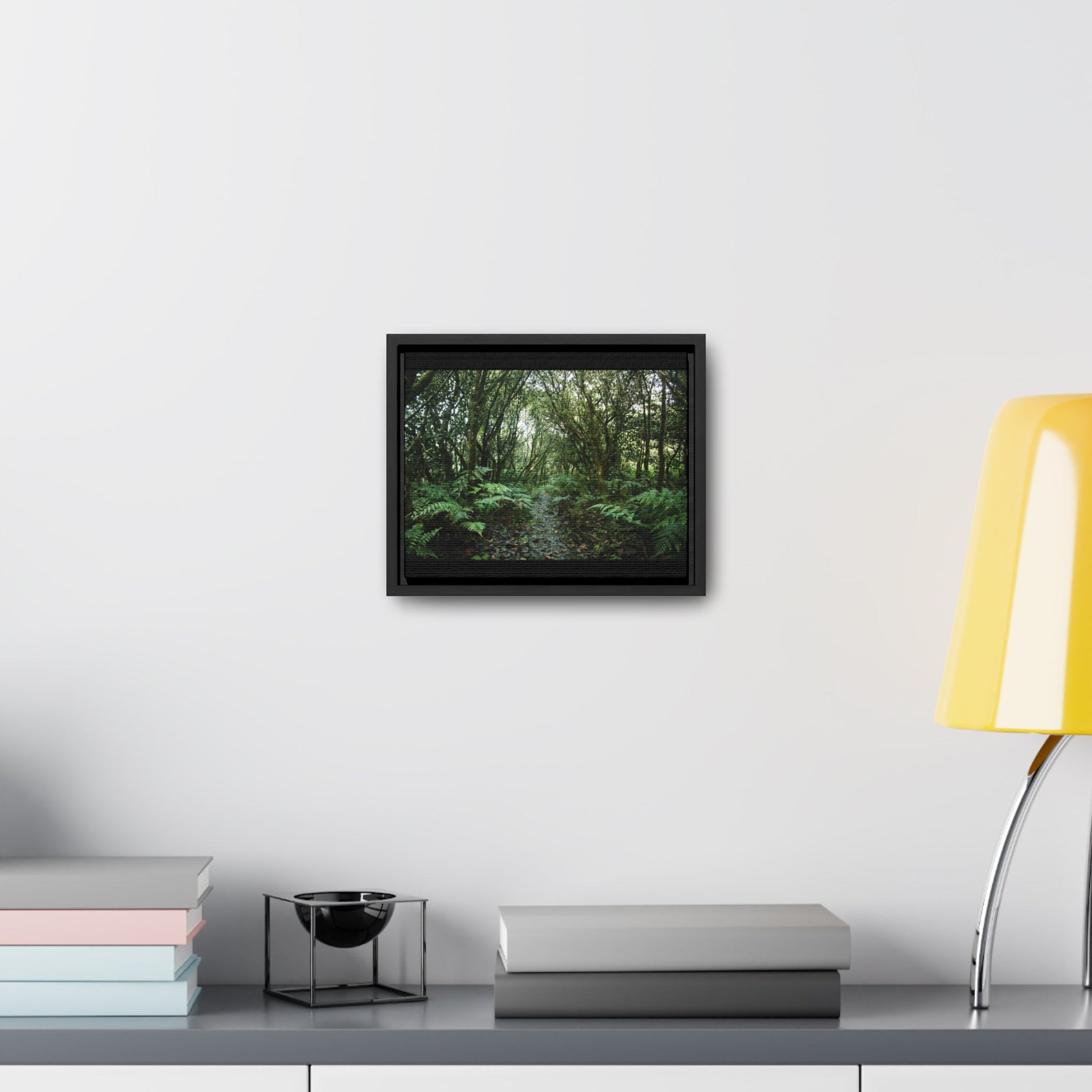 Rainforest Trails & Views - Gallery Canvas Wraps, Horizontal Frame - El Yunque National Forest - Puerto Rico - Tradewinds trail cloud forest - Green Forest Home