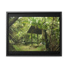 Rainforest Trails & Views - Gallery Canvas Wraps, Horizontal Frame - El Yunque National Forest - Puerto Rico - Tradewinds Trail shelter - Green Forest Home