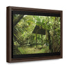 Rainforest Trails & Views - Gallery Canvas Wraps, Horizontal Frame - El Yunque National Forest - Puerto Rico - Tradewinds Trail shelter - Green Forest Home