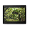 Rainforest Trails & Views - Gallery Canvas Wraps, Horizontal Frame - El Yunque National Forest - Puerto Rico - Tradewinds Trail shelter - Green Forest Home