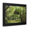 Rainforest Trails & Views - Gallery Canvas Wraps, Horizontal Frame - El Yunque National Forest - Puerto Rico - Tradewinds Trail shelter - Green Forest Home