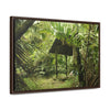 Rainforest Trails & Views - Gallery Canvas Wraps, Horizontal Frame - El Yunque National Forest - Puerto Rico - Tradewinds Trail shelter - Green Forest Home