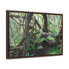 Rainforest Trails & Views - Gallery Canvas Wraps, Horizontal Frame - El Yunque National Forest - Puerto Rico - Tradewinds trail tree-jungle in the cloud forest - Green Forest Home