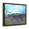 Rainforest Trails & Views - Gallery Canvas Wraps, Horizontal Frame - El Yunque National Forest - Puerto Rico - Upper Rio Sabana Trail View - color enhanced - Green Forest Home