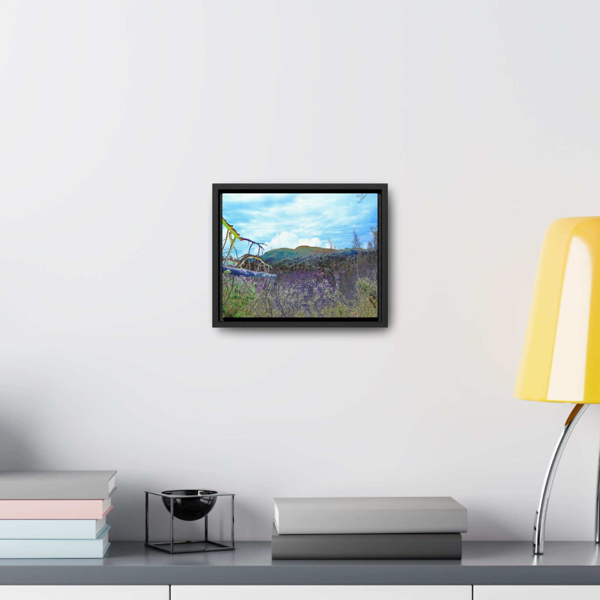 Rainforest Trails & Views - Gallery Canvas Wraps, Horizontal Frame - El Yunque National Forest - Puerto Rico - Upper Rio Sabana Trail View - color enhanced - Green Forest Home