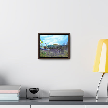 Rainforest Trails & Views - Gallery Canvas Wraps, Horizontal Frame - El Yunque National Forest - Puerto Rico - Upper Rio Sabana Trail View - color enhanced - Green Forest Home