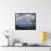 Rainforest Trails & Views - Gallery Canvas Wraps, Horizontal Frame - El Yunque National Forest - Puerto Rico - Urbanization gets closer to EYNF - Luquillo beach coast & buildings - Green Forest Home