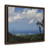 Rainforest Trails & Views - Gallery Canvas Wraps, Horizontal Frame - El Yunque National Forest - Puerto Rico - Urbanization gets closer to EYNF - Luquillo beach coast & buildings - Green Forest Home