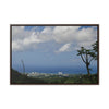 Rainforest Trails & Views - Gallery Canvas Wraps, Horizontal Frame - El Yunque National Forest - Puerto Rico - Urbanization gets closer to EYNF - Luquillo beach coast & buildings - Green Forest Home