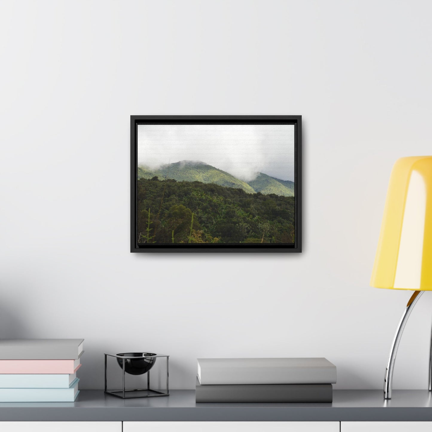 Rainforest Trails & Views - Gallery Canvas Wraps, Horizontal Frame - El Yunque National Forest - Puerto Rico - View from Closed PR191 road - Green Forest Home