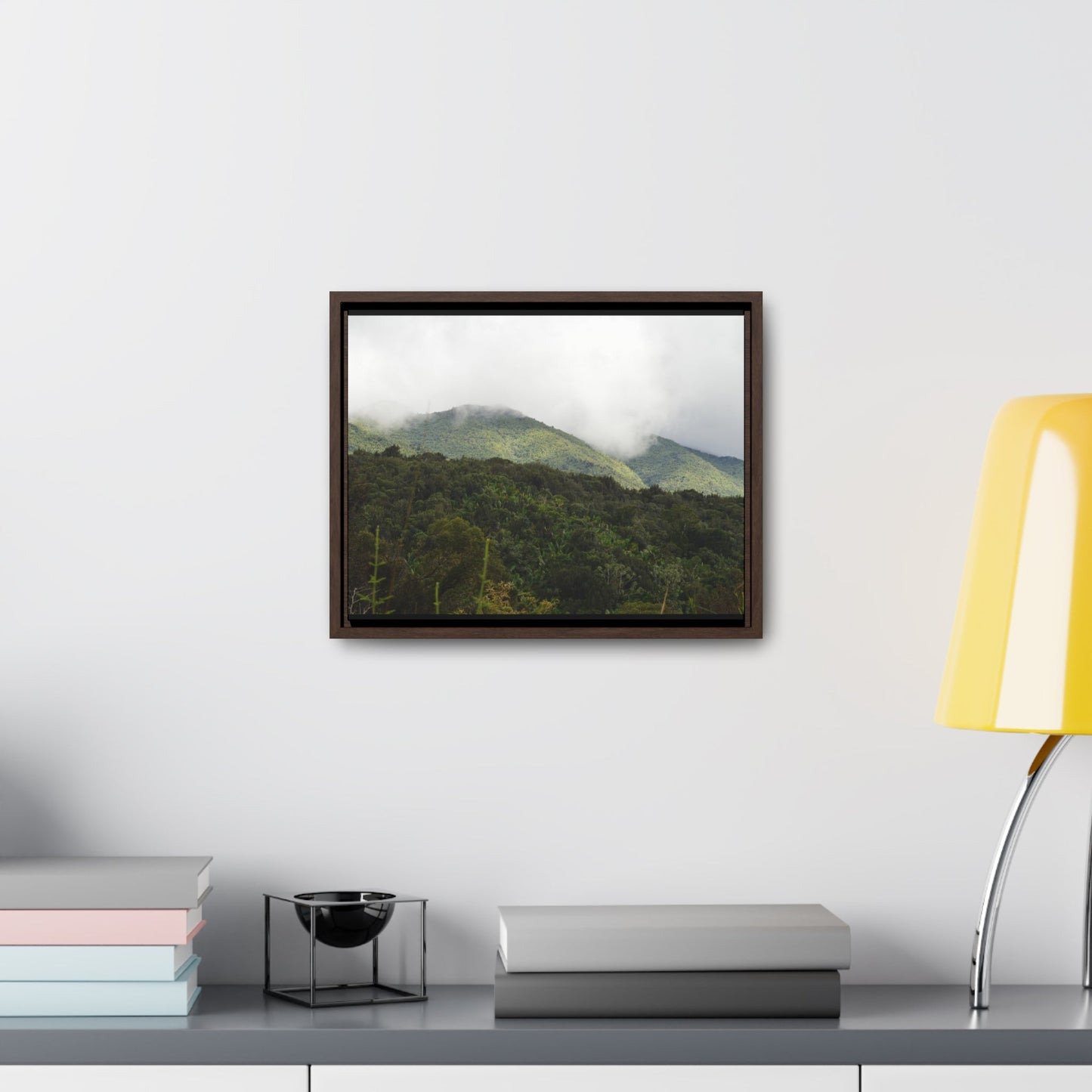 Rainforest Trails & Views - Gallery Canvas Wraps, Horizontal Frame - El Yunque National Forest - Puerto Rico - View from Closed PR191 road - Green Forest Home