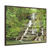 Rainforest Trails & Views - Gallery Canvas Wraps, Horizontal Frame - El Yunque National Forest - Puerto Rico - View from La Coca Trail - Green Forest Home