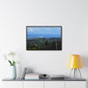 Rainforest Trails & Views - Gallery Canvas Wraps, Horizontal Frame - El Yunque National Forest - Puerto Rico - View from PR191 - Atlantic Ocean view - Green Forest Home