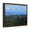 Rainforest Trails & Views - Gallery Canvas Wraps, Horizontal Frame - El Yunque National Forest - Puerto Rico - View from PR191 - Atlantic Ocean view - Green Forest Home