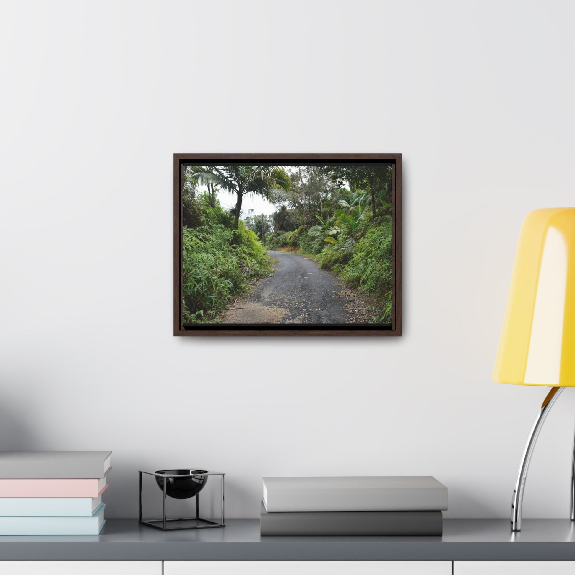 Rainforest Trails & Views - Gallery Canvas Wraps, Horizontal Frame - El Yunque National Forest - Puerto Rico - View from PR191 closed forest road - Green Forest Home