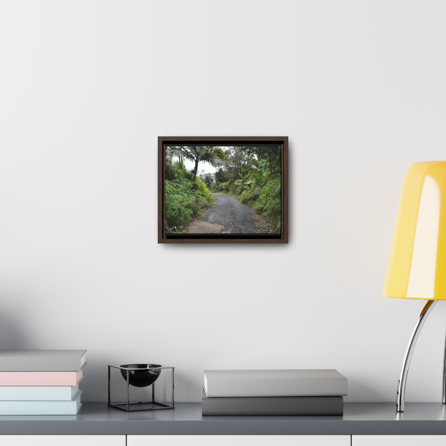 Rainforest Trails & Views - Gallery Canvas Wraps, Horizontal Frame - El Yunque National Forest - Puerto Rico - View from PR191 closed forest road - Green Forest Home
