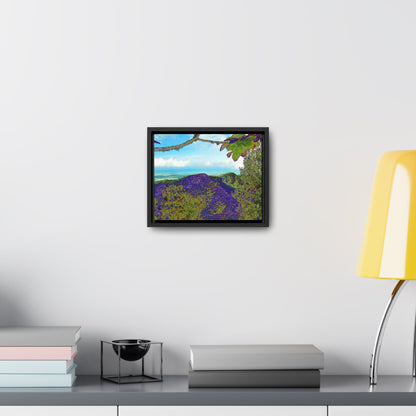 Rainforest Trails & Views - Gallery Canvas Wraps, Horizontal Frame - El Yunque National Forest - Puerto Rico - View from Tres Picachos - color enhanced - Green Forest Home