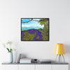 Rainforest Trails & Views - Gallery Canvas Wraps, Horizontal Frame - El Yunque National Forest - Puerto Rico - View from Tres Picachos - color enhanced - Green Forest Home