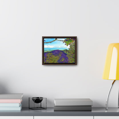 Rainforest Trails & Views - Gallery Canvas Wraps, Horizontal Frame - El Yunque National Forest - Puerto Rico - View from Tres Picachos - color enhanced - Green Forest Home