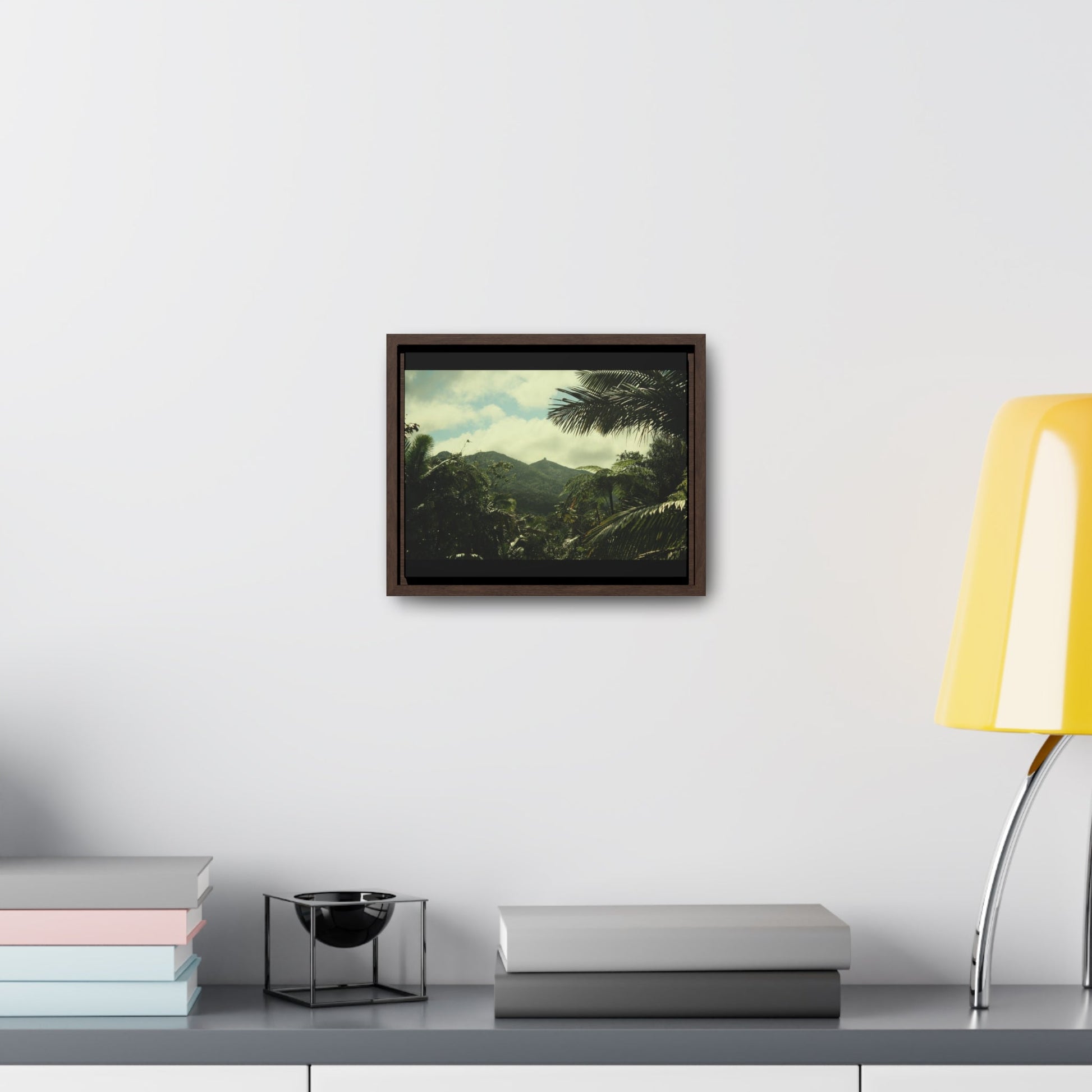 Rainforest Trails & Views - Gallery Canvas Wraps, Horizontal Frame - El Yunque National Forest - Puerto Rico - View of East Peak radars from closed road PR 191 - Green Forest Home