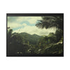Rainforest Trails & Views - Gallery Canvas Wraps, Horizontal Frame - El Yunque National Forest - Puerto Rico - View of East Peak radars from closed road PR 191 - Green Forest Home