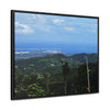 Rainforest Trails & Views - Gallery Canvas Wraps, Horizontal Frame - El Yunque National Forest - Puerto Rico - View of the coast from main road PR 191 - Green Forest Home