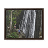 Rainforest Trails & Views - Gallery Canvas Wraps, Horizontal Frame - El Yunque National Forest - Puerto Rico - Visitors explore La Coca Falls in PR 191 - Green Forest Home