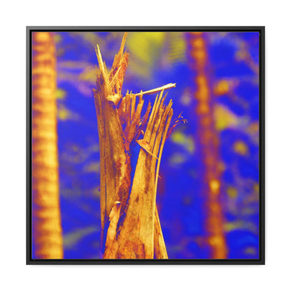 Rainforest Trails & Views - US Made Framed Print - El Yunque National Forest - Puerto Rico - Colorized Broken tree by Hurricane Maria 140MPH winds - Green Forest Home