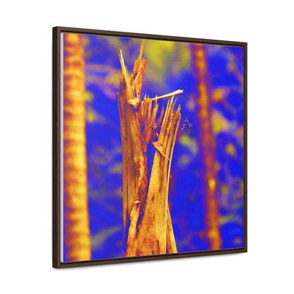 Rainforest Trails & Views - US Made Framed Print - El Yunque National Forest - Puerto Rico - Colorized Broken tree by Hurricane Maria 140MPH winds - Green Forest Home