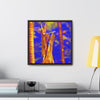 Rainforest Trails & Views - US Made Framed Print - El Yunque National Forest - Puerto Rico - Colorized Broken tree by Hurricane Maria 140MPH winds - Green Forest Home