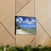 SMALL Canvas Gallery Wraps - Made in USA - Awesome and remote - Mona Island Pajaros beach PR - Green Forest Home