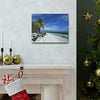 SMALL Canvas Gallery Wraps - Made in USA - Awesome and remote - Mona Island Pajaros beach PR - Green Forest Home