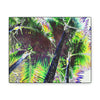 SMALL Canvas Gallery Wraps - Made in USA - Color curve-modified Sierra Palm in El Yunque rainforest PR - Green Forest Home