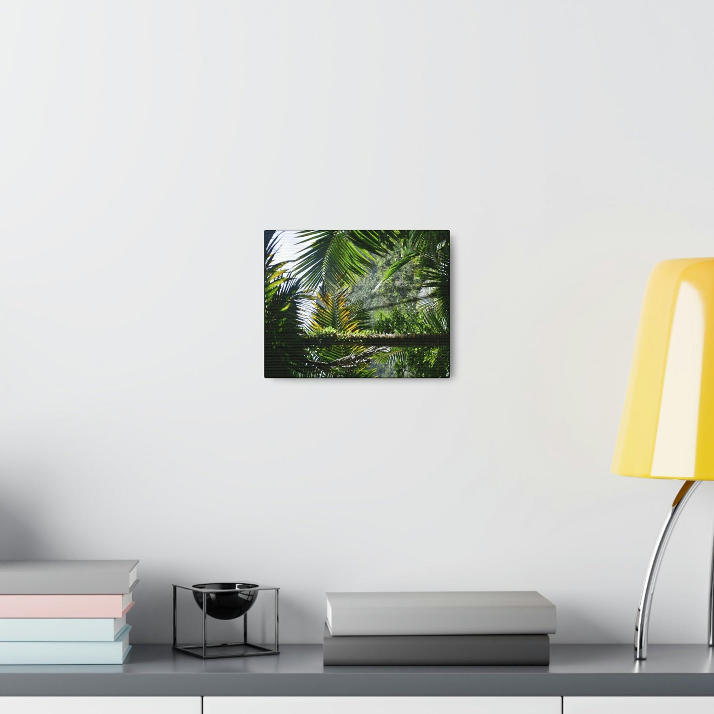 SMALL Canvas Gallery Wraps - Made in USA - Messed up forest in recovery after Hurricane Maria in 2017 - El Yunque rainforest PR - Green Forest Home