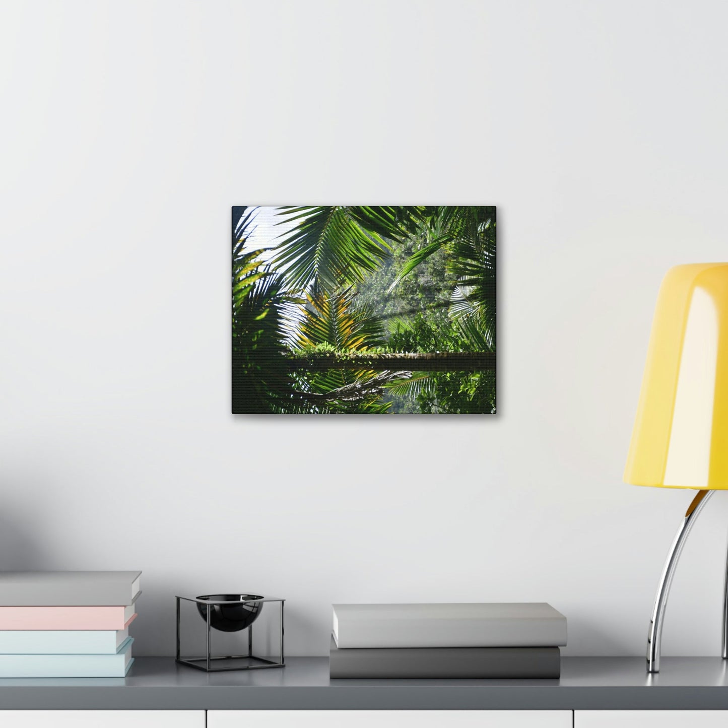 SMALL Canvas Gallery Wraps - Made in USA - Messed up forest in recovery after Hurricane Maria in 2017 - El Yunque rainforest PR - Green Forest Home