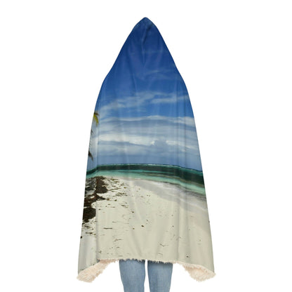Snuggle Blanket - All Over Print - Amazing Colors of Pajaros Beach - Mona Island Puerto Rico - Made in China - Green Forest Home