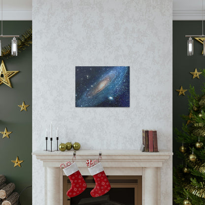 SPACE - Canvas Gallery Wraps - The Andromeda galaxy - closest to the Earth at 2.5 million light-years - NASA image - Green Forest Home
