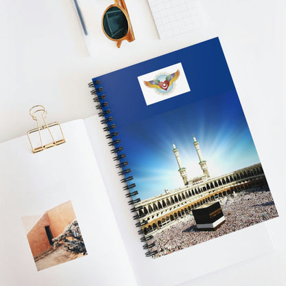 Spiral Notebook - US Print - Ruled Line - Awesome Holy Mosques of the World - Islam - Green Forest Home