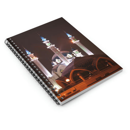 Spiral Notebook - US Print - Ruled Line - Awesome Holy Mosques of the World - Islam - Green Forest Home