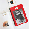 Spiral Notebook - US Print - Ruled Line - Sufi Master Inayat Khan - Mystic Islam - Green Forest Home
