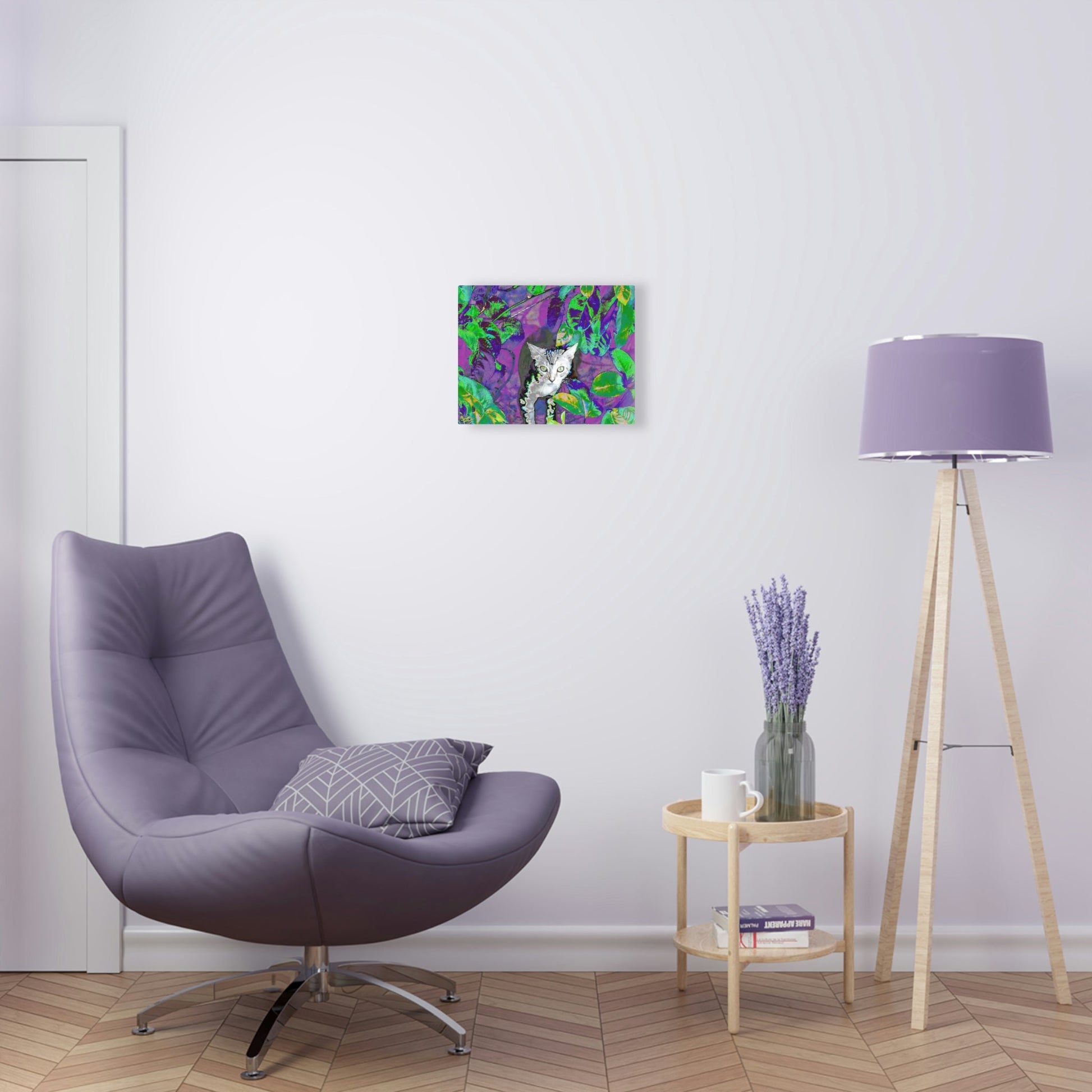 Stunning US Made Acrylic Prints - Baby Cat is a great Explorer of Foliage - Isabela Puerto Rico - Best Home Decor Ideas* - Green Forest Home