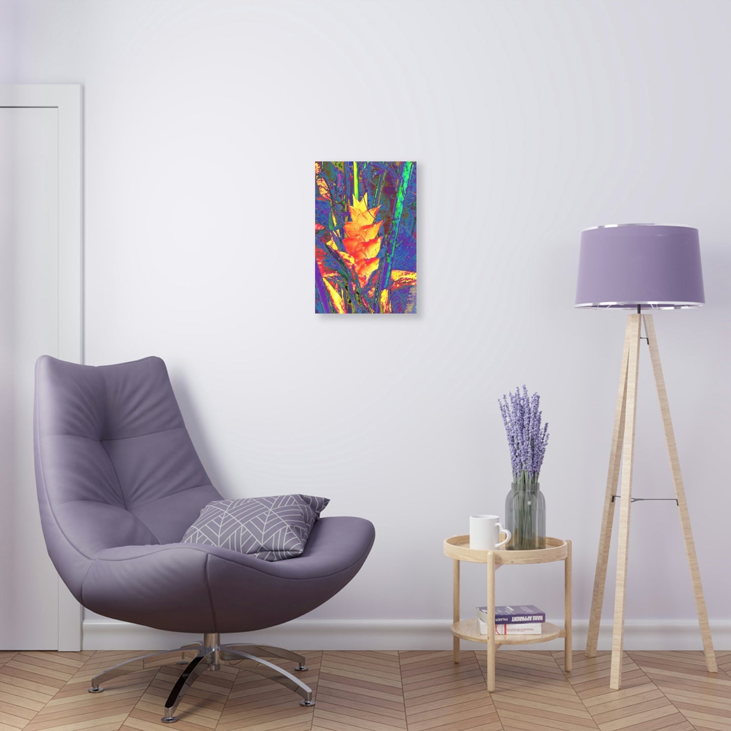 Stunning US Made Acrylic Prints - El Yunque Forest - rare Heliconia Flower - Puerto Rico - Best Home Decor Ideas* - Green Forest Home