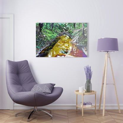 Stunning US Made Acrylic Prints - El Yunque Rio Espiritu Santo Deep Forest - Puerto Rico - Best Home Decor Ideas* - Green Forest Home