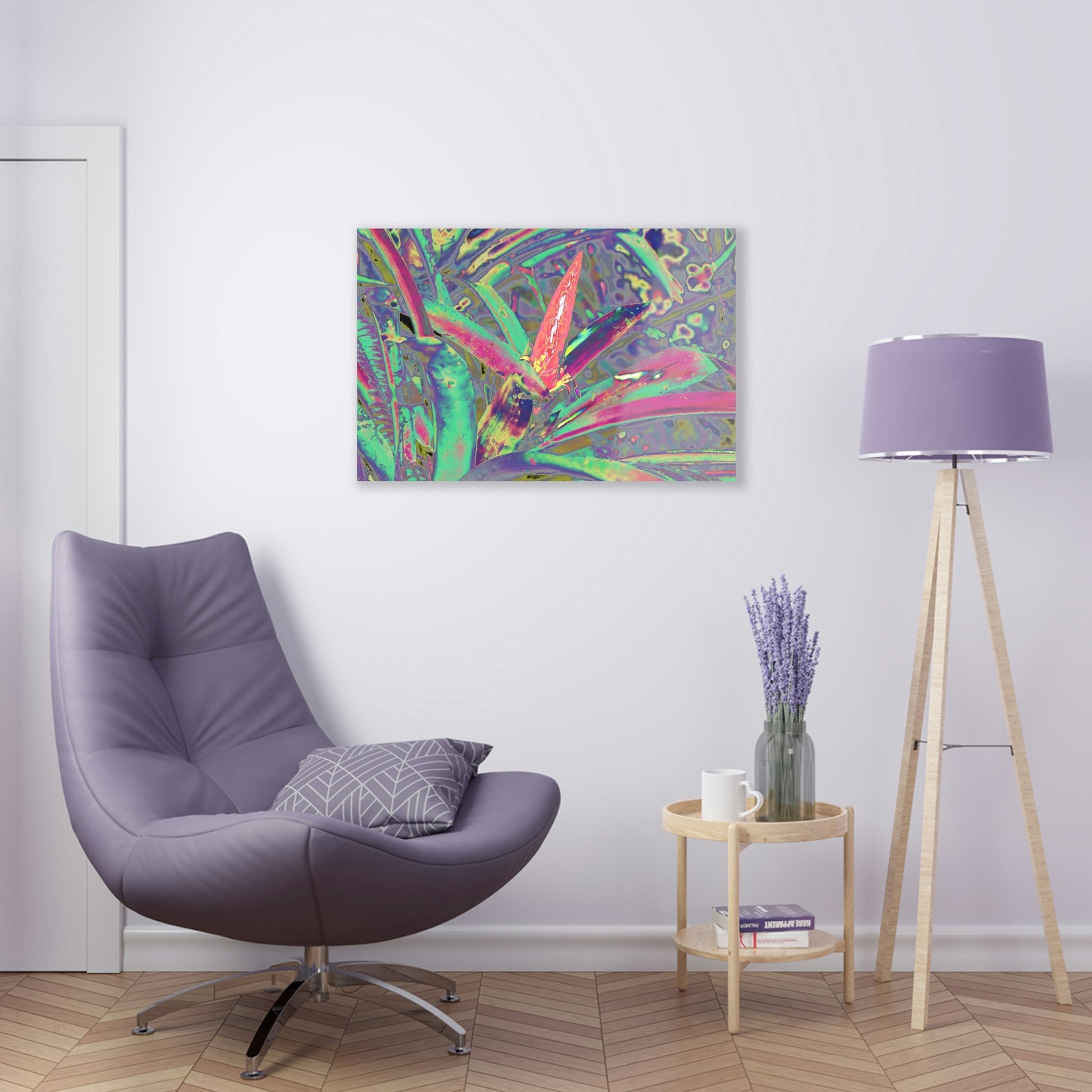 Stunning US Made Acrylic Prints - El Yunque Rio Tradewinds Trail Bromeliad in Flower - Puerto Rico - Best Home Decor Ideas* - Green Forest Home